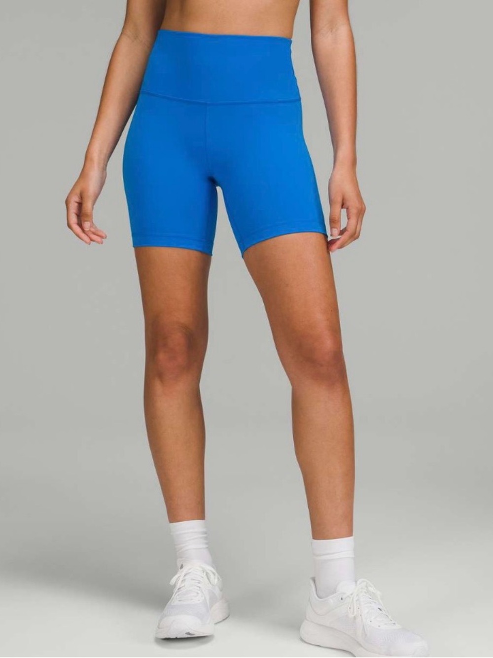 Lululemon Wunder Train High-Rise Short 6" Poolside Blue Size 4 athletic gym